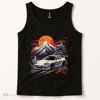 Jdm Car Japanese Retro Car Racing Drifting Legend Tuning Tank Top thumb 2