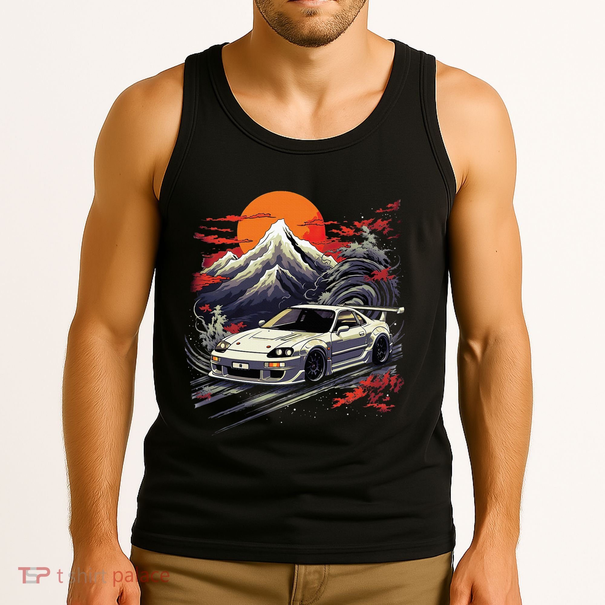 Jdm Car Japanese Retro Car Racing Drifting Legend Tuning Tank Top