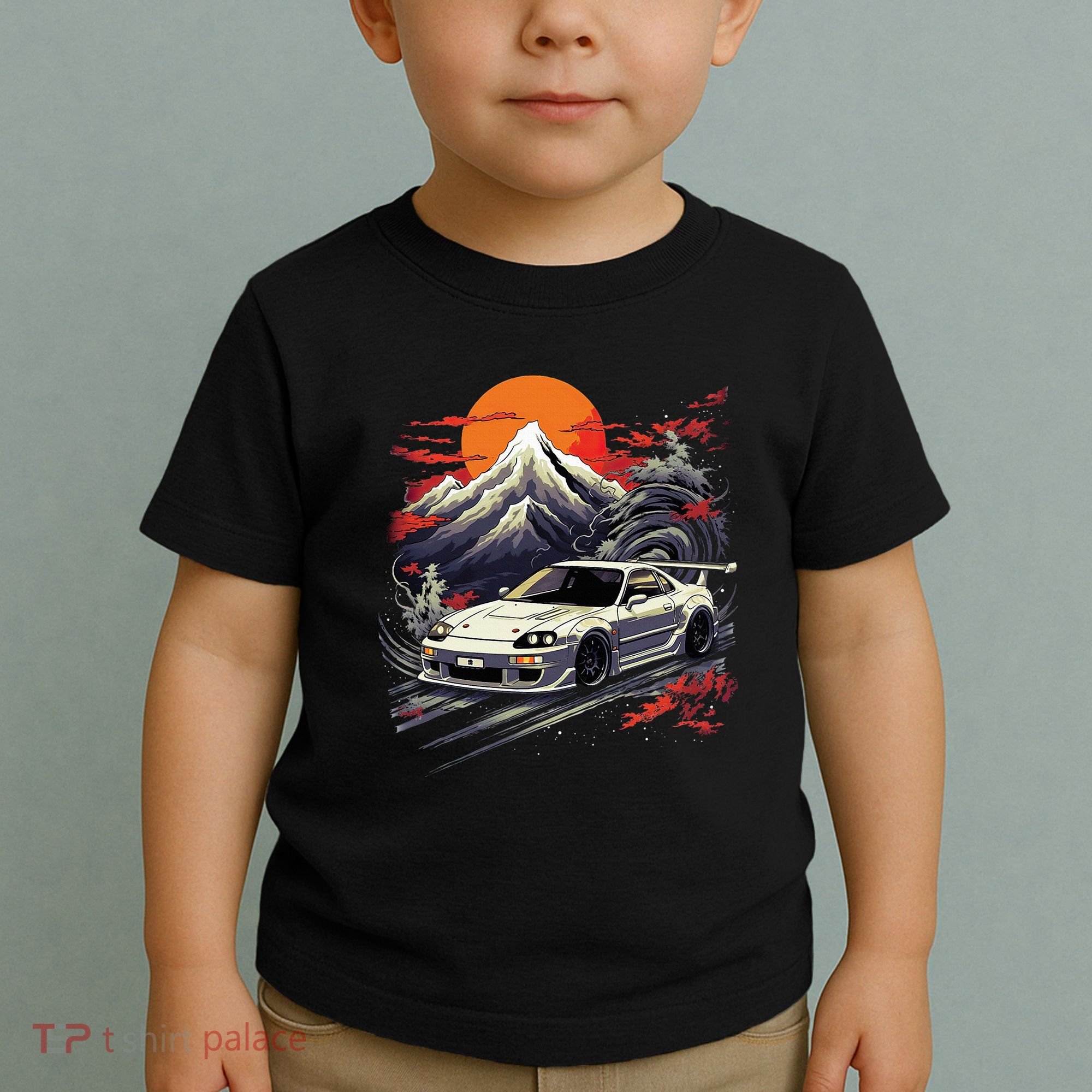 Jdm Car Japanese Retro Car Racing Drifting Legend Tuning Toddler T-Shirt