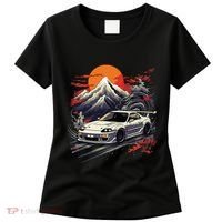 Jdm Car Japanese Retro Car Racing Drifting Legend Tuning Women's T-Shirt thumb 0