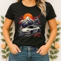 Jdm Car Japanese Retro Car Racing Drifting Legend Tuning Women's T-Shirt thumb 2