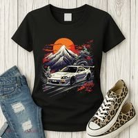 Jdm Car Japanese Retro Car Racing Drifting Legend Tuning Women's T-Shirt thumb 3
