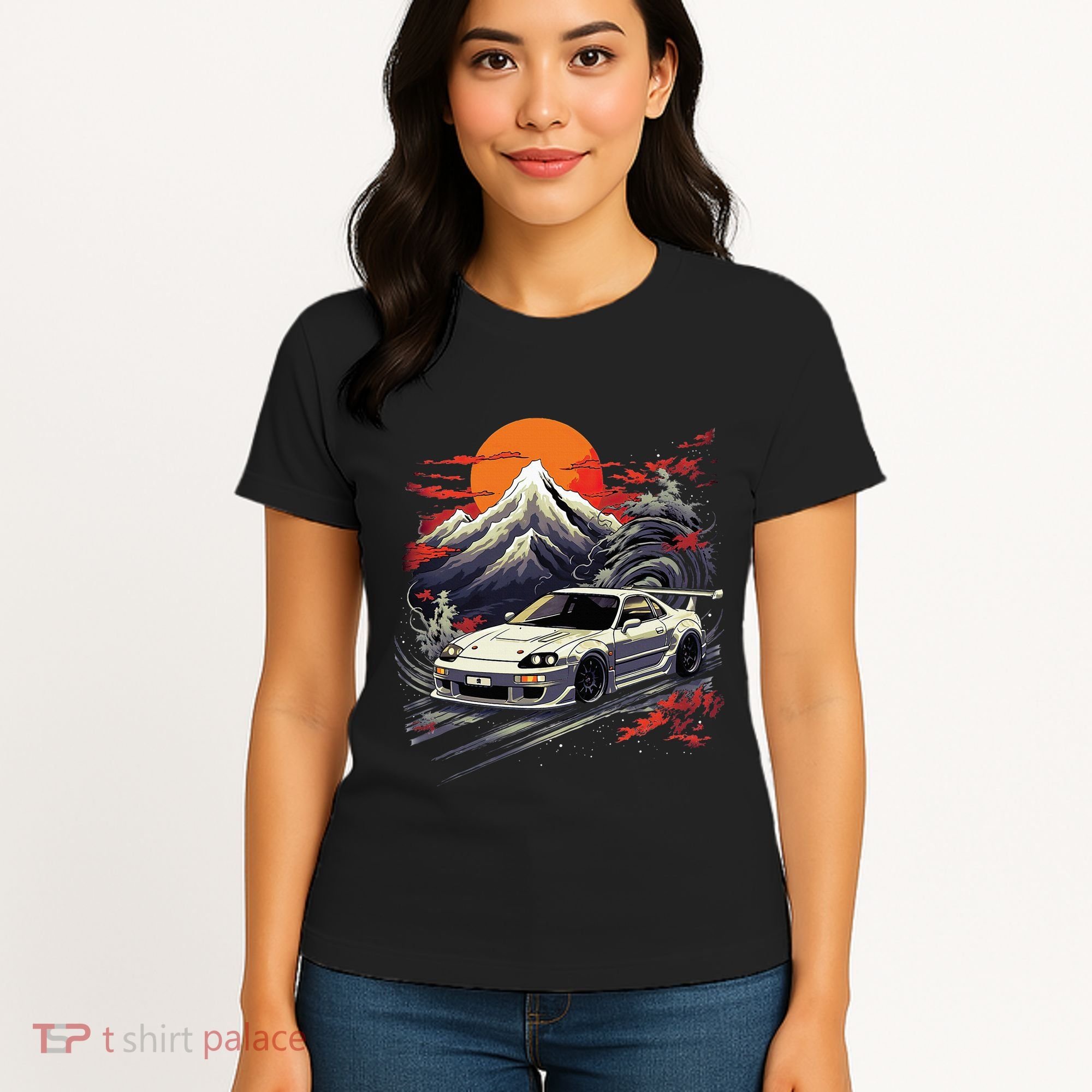 Jdm Car Japanese Retro Car Racing Drifting Legend Tuning Women's T-Shirt