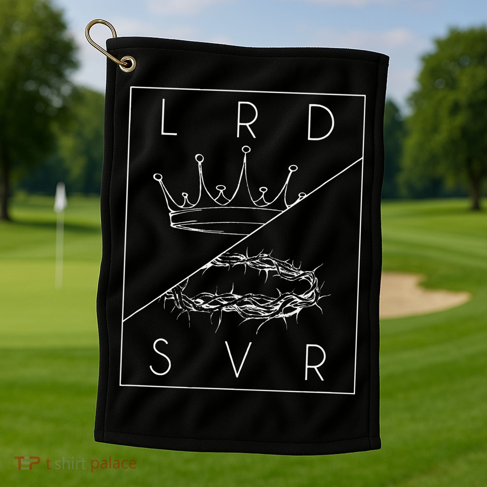 Jesus Christian Lord & Savior Graphic Golf Towel