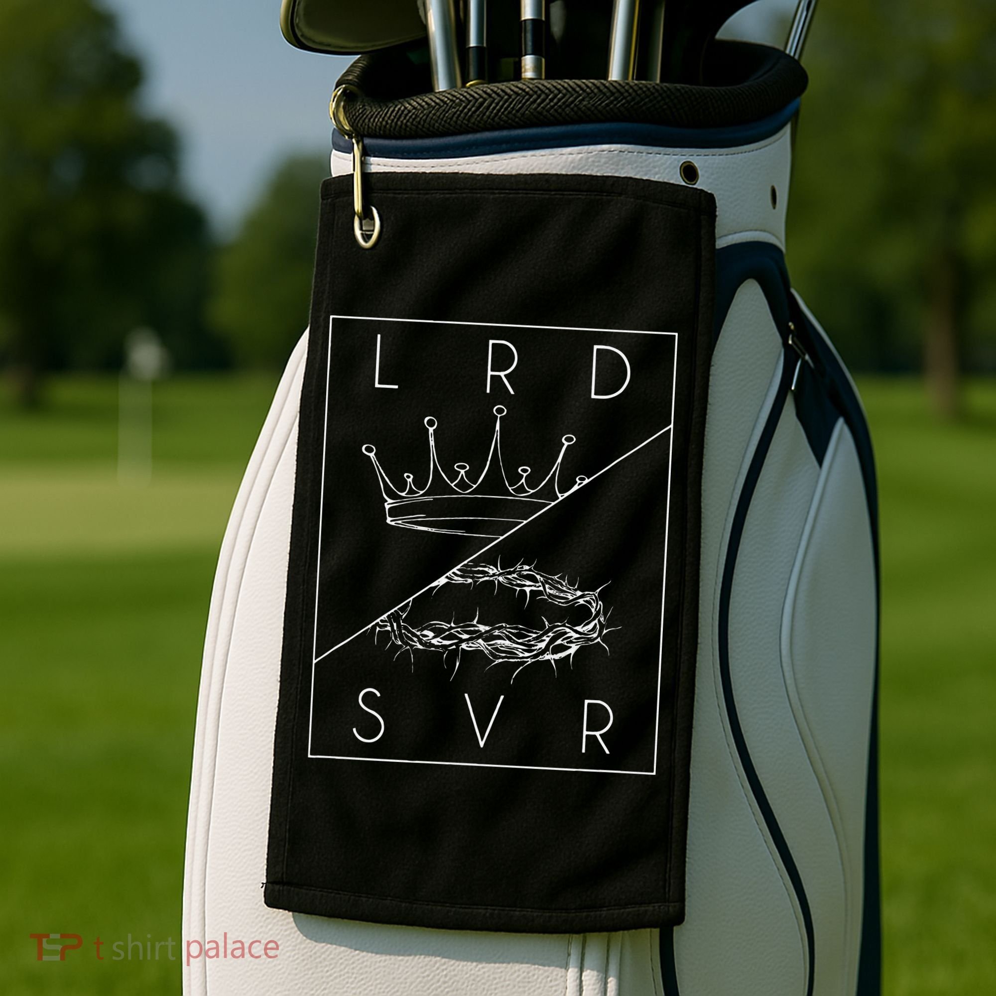 Jesus Christian Lord & Savior Graphic Golf Towel