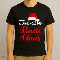 Just Call Me Uncle Claus T-Shirt thumb 3