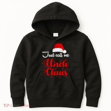 Just Call Me Uncle Claus Kids Hoodie