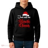 Just Call Me Uncle Claus Kids Hoodie thumb 4