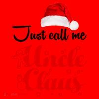 Just Call Me Uncle Claus Santa Hat thumb 1
