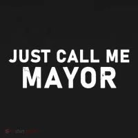 Just Call Me Mayor Funny Bucket Hat thumb 4