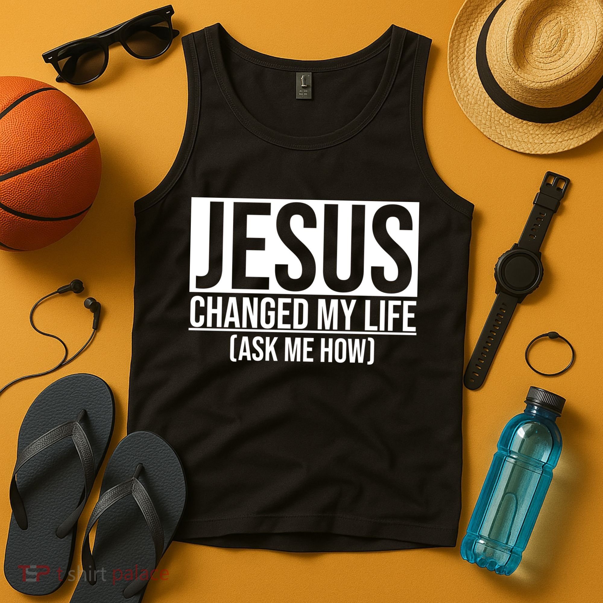 Jesus Changed My Life Ask Me How Tank Top