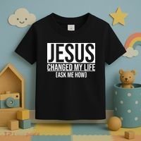 Jesus Changed My Life Ask Me How Toddler T-Shirt thumb 3