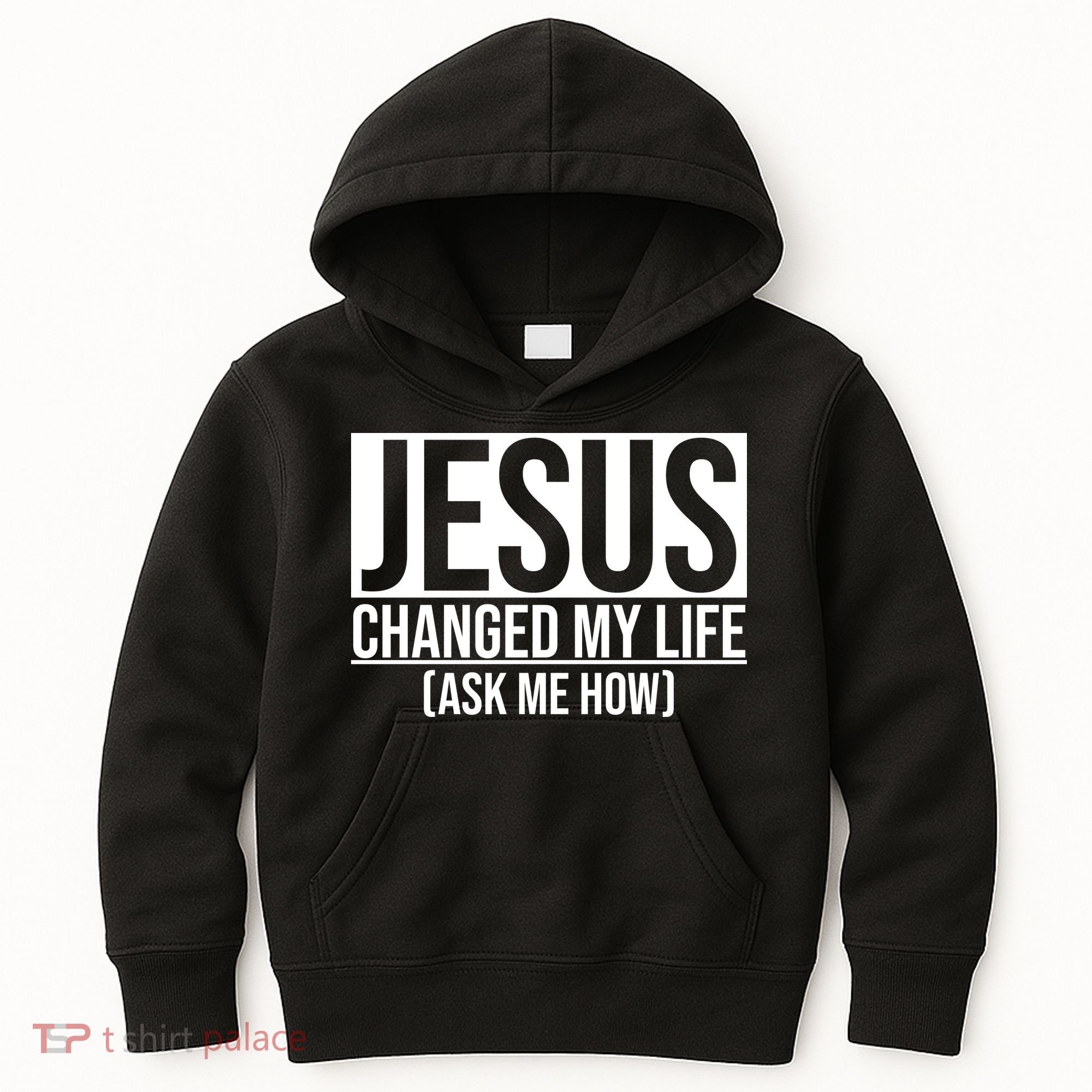 Jesus Changed My Life Ask Me How Kids Hoodie
