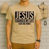 Jesus Changed My Life Ask Me How T-Shirt thumb 6