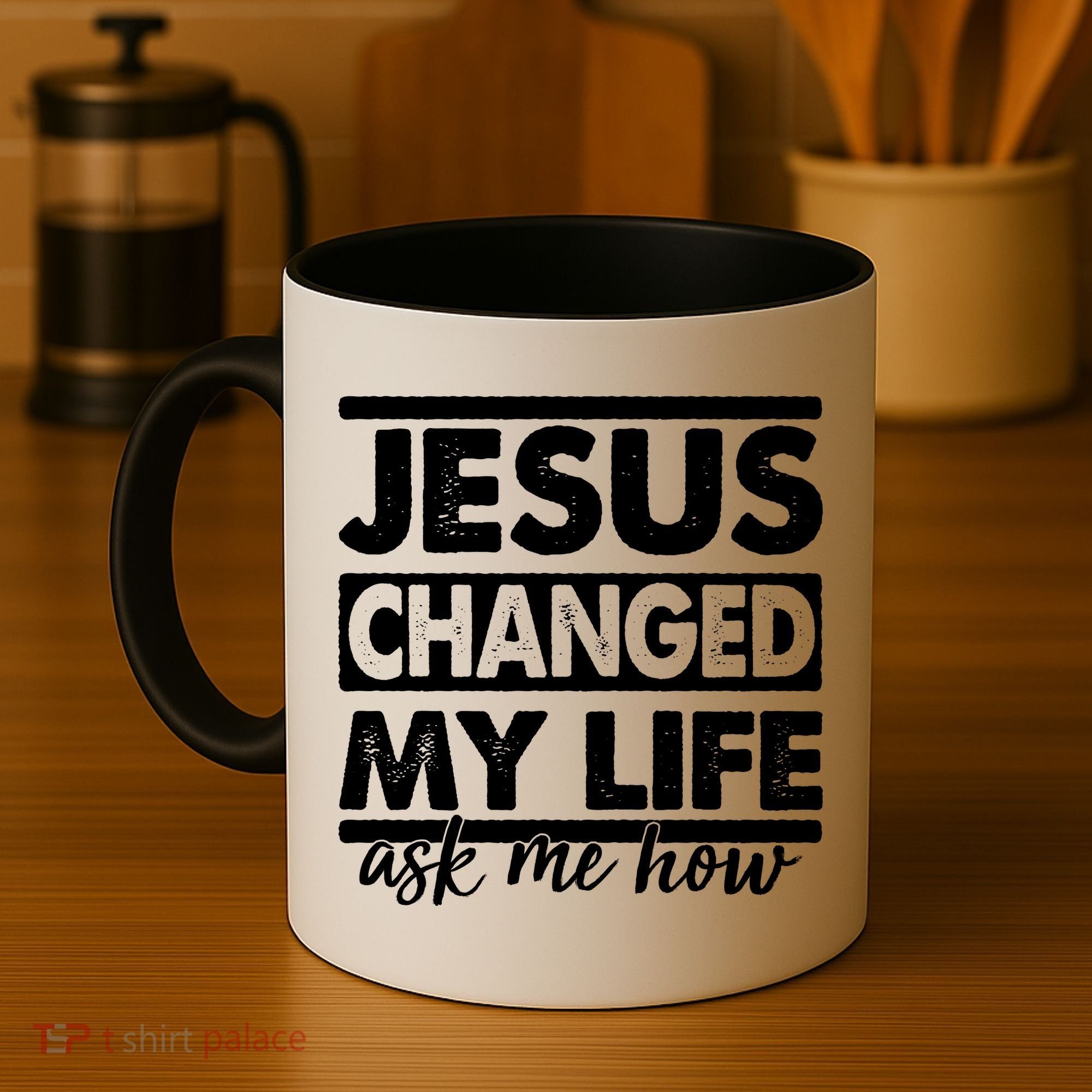Jesus Changed My Life Ask Me How Coffee Mug