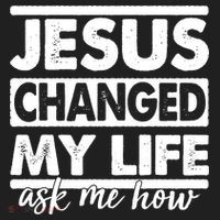 Jesus Changed My Life Ask Me How Beanie thumb 2