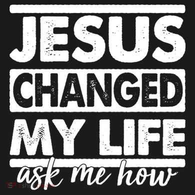 Jesus Changed My Life Ask Me How Sustainable Knit Beanie