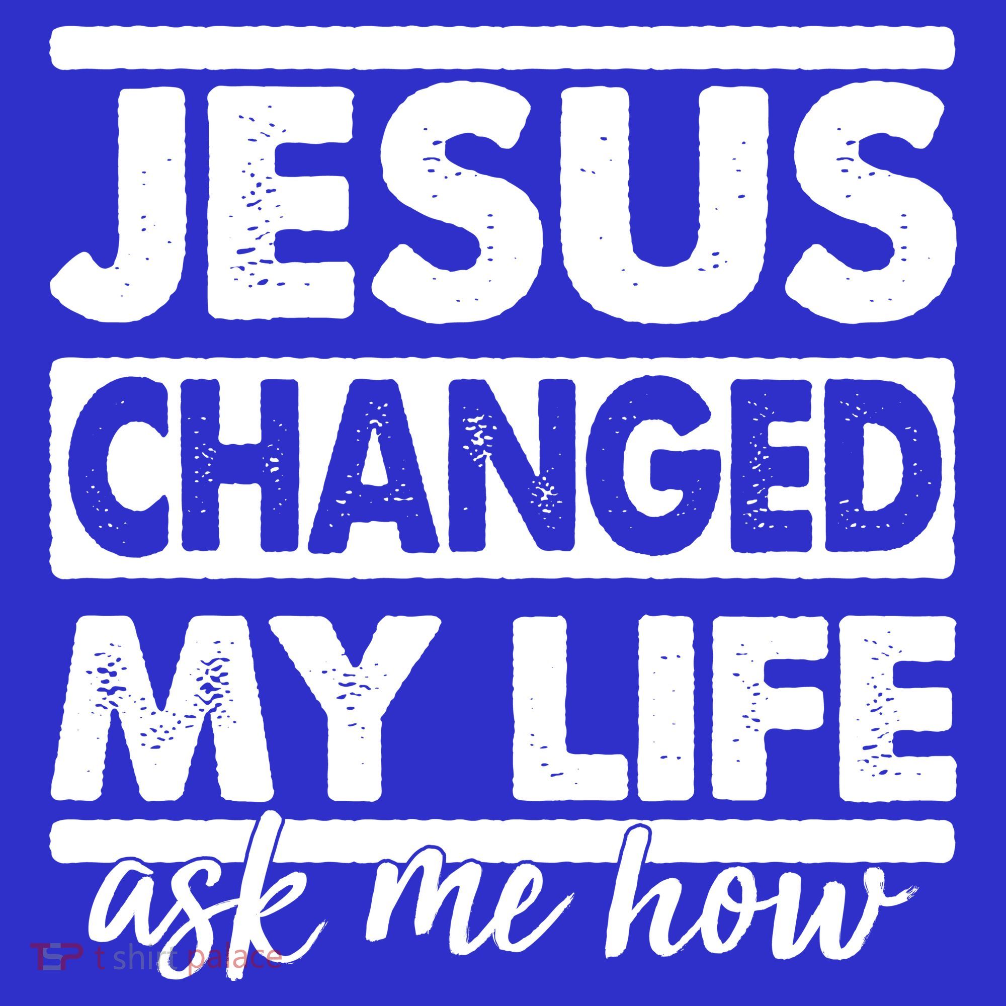 Jesus Changed My Life Ask Me How Mousepad