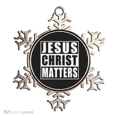 Jesus Christ Matters Christian Ornament