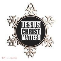Jesus Christ Matters Christian Ornament thumb 0