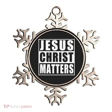 Jesus Christ Matters Christian Ornament