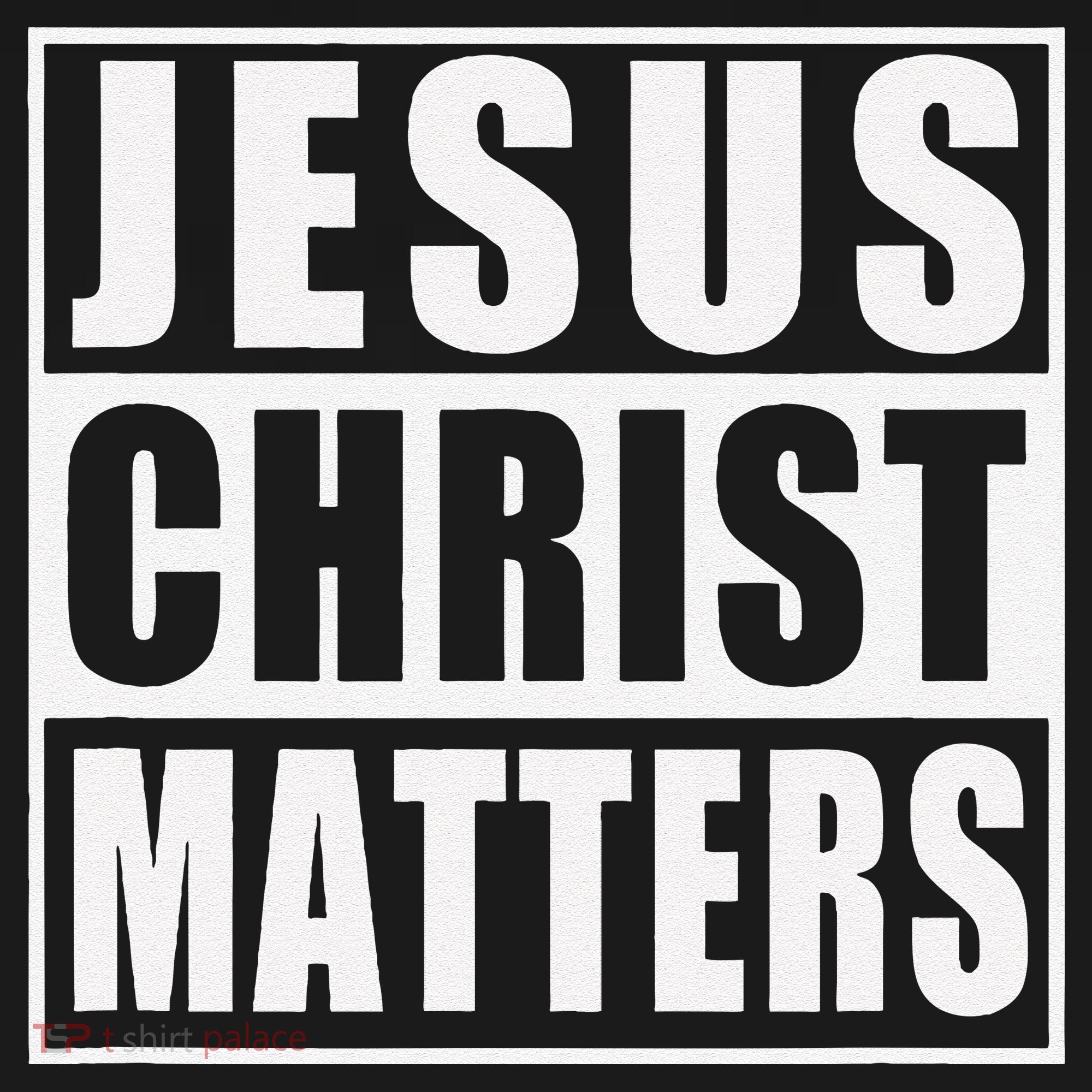 Jesus Christ Matters Christian Women's Crop Top Tee
