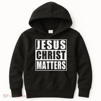 Jesus Christ Matters Christian Kids Hoodie thumb 0