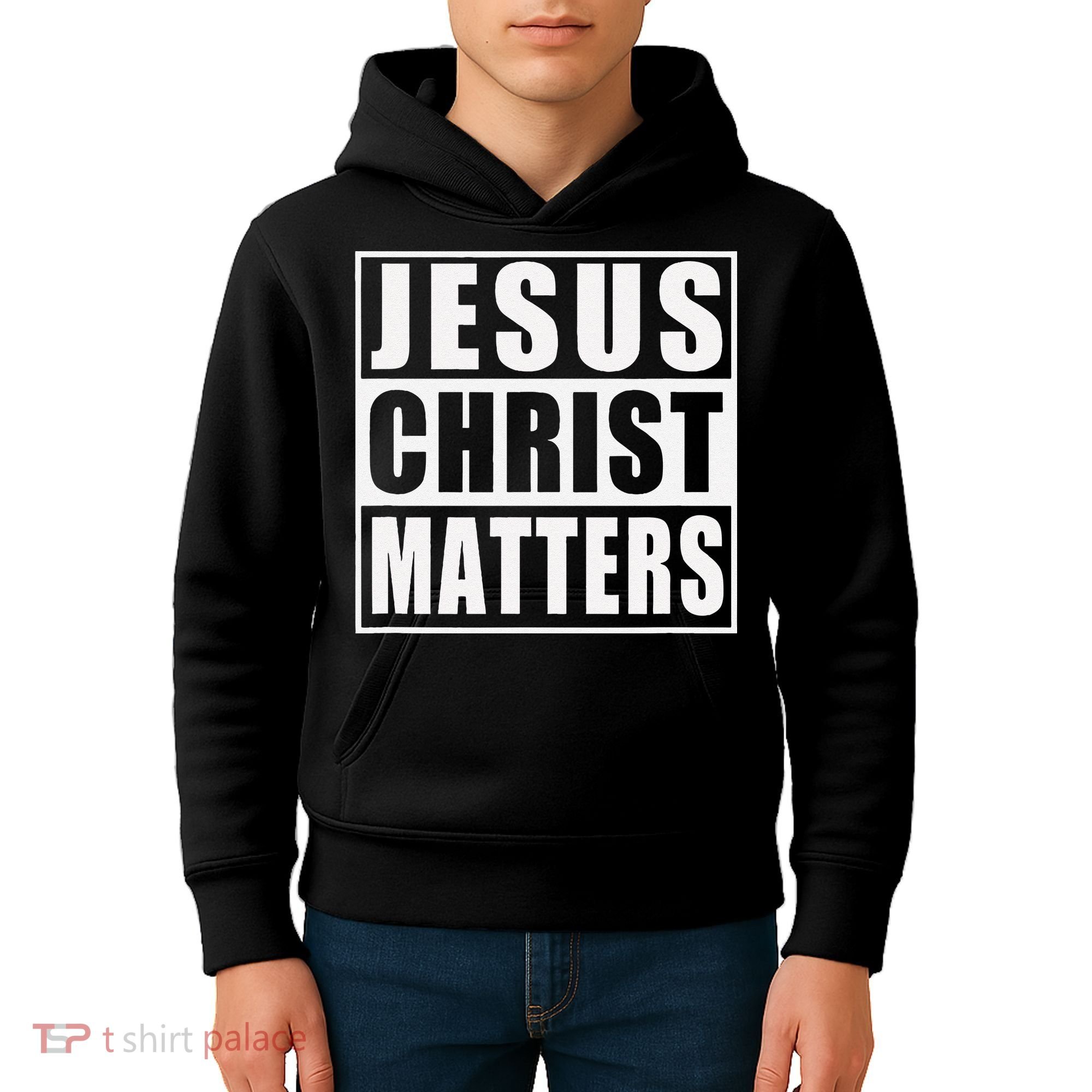 Jesus Christ Matters Christian Kids Hoodie