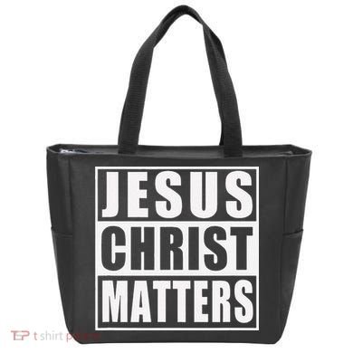Jesus Christ Matters Christian Tote Bag