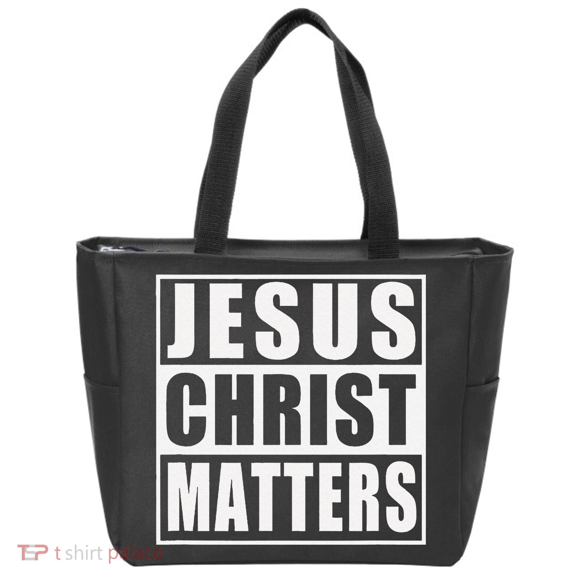 Jesus Christ Matters Christian Tote Bag