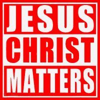 Jesus Christ Matters Christian Santa Hat thumb 1