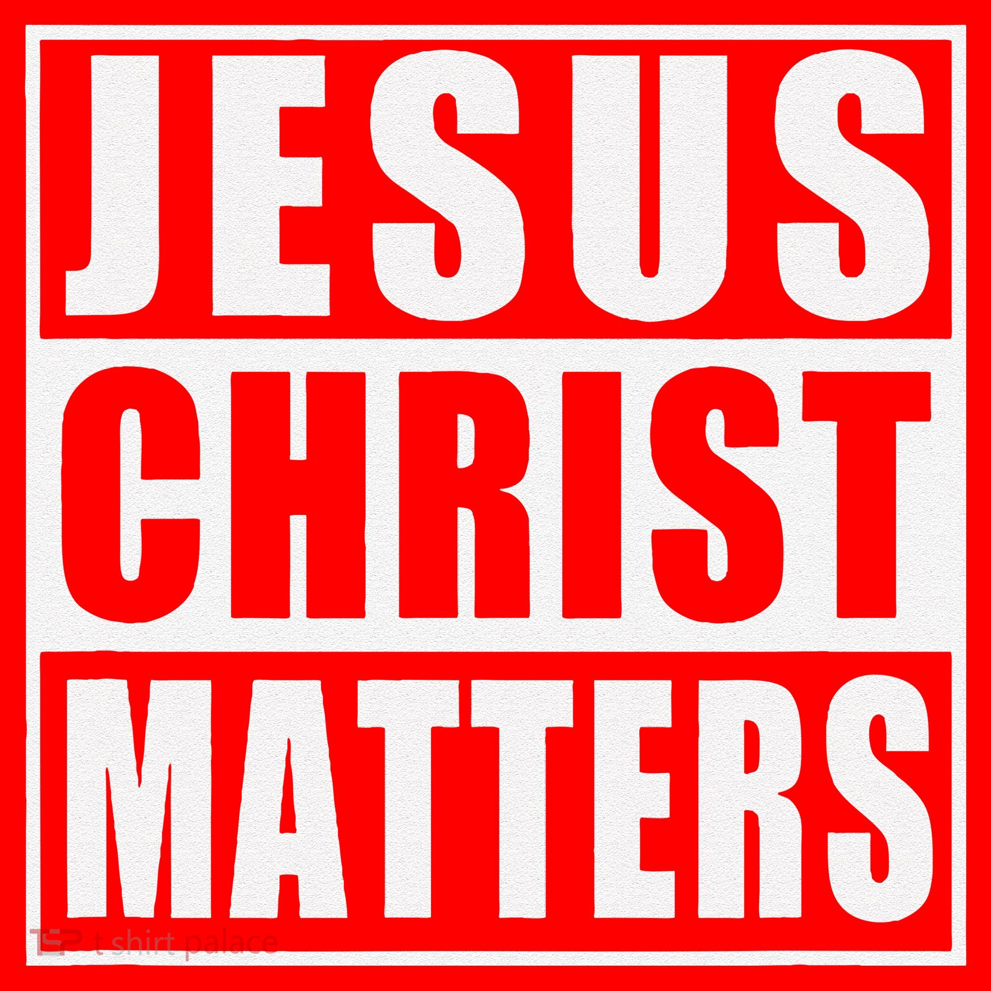 Jesus Christ Matters Christian Santa Hat
