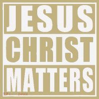 Jesus Christ Matters Christian Mousepad thumb 1