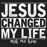 Jesus Changed My Life Asked Me How Christ Devotee Jesus Golf Towel thumb 3