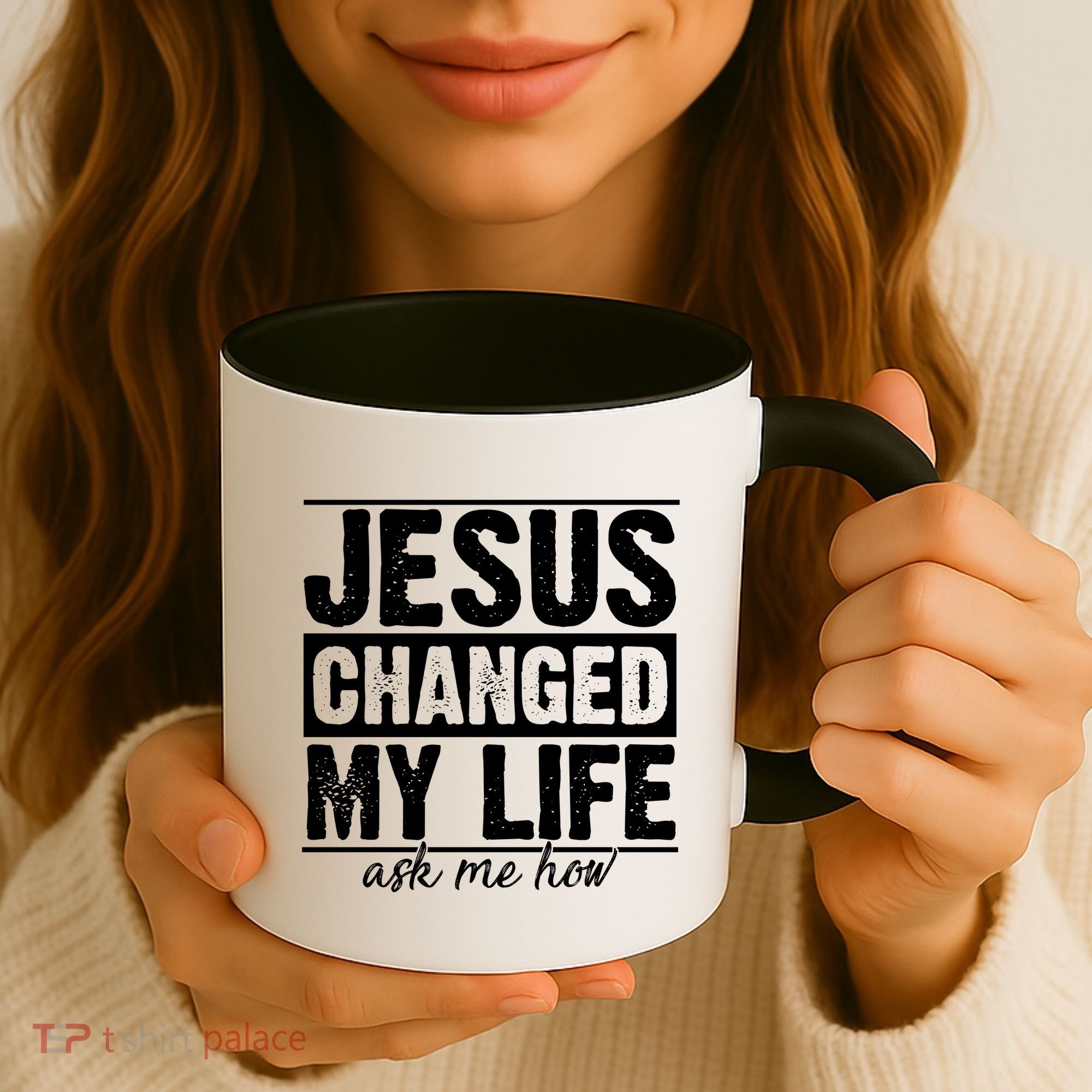 Jesus Changed My Life Ask Me How Coffee Mug