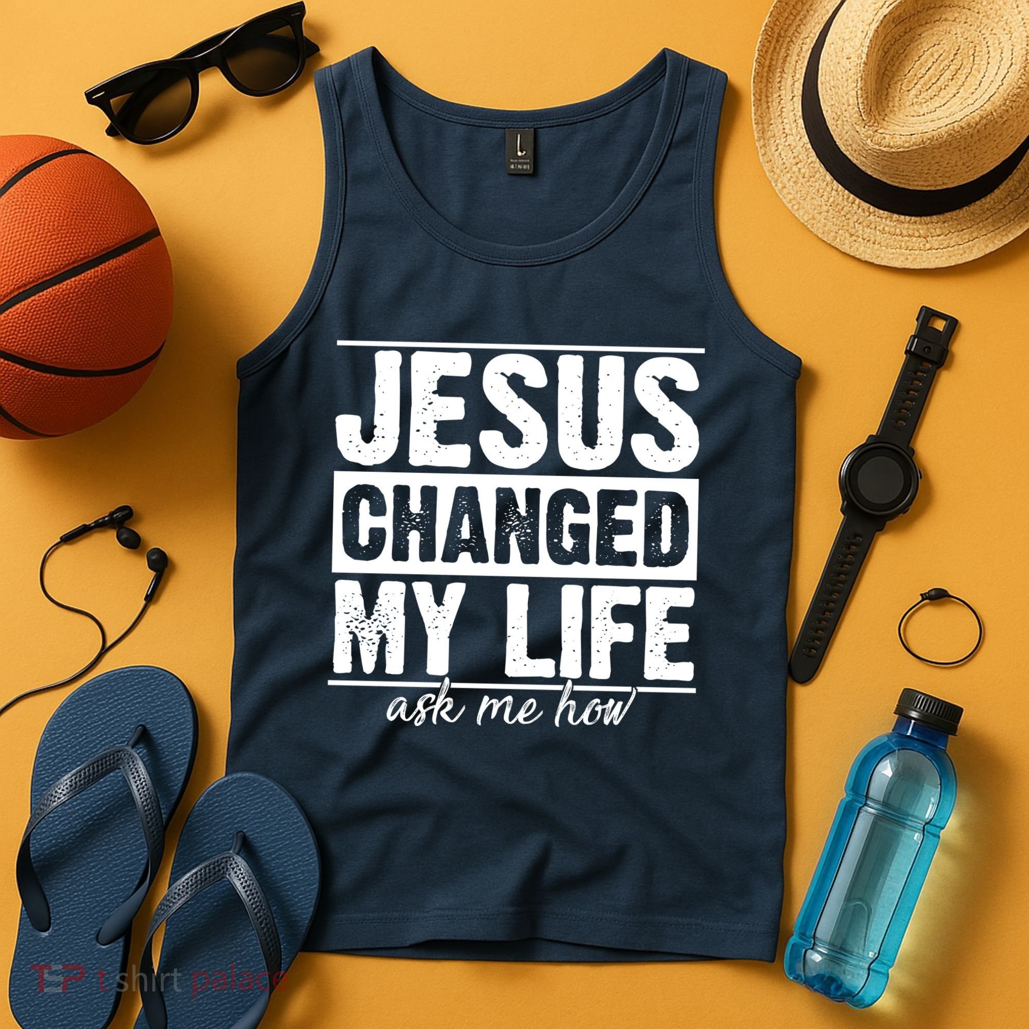 Jesus Changed My Life Ask Me How Tank Top