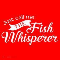 Just Call Me The Fish Whisperer Funny Fishing Santa Hat thumb 1