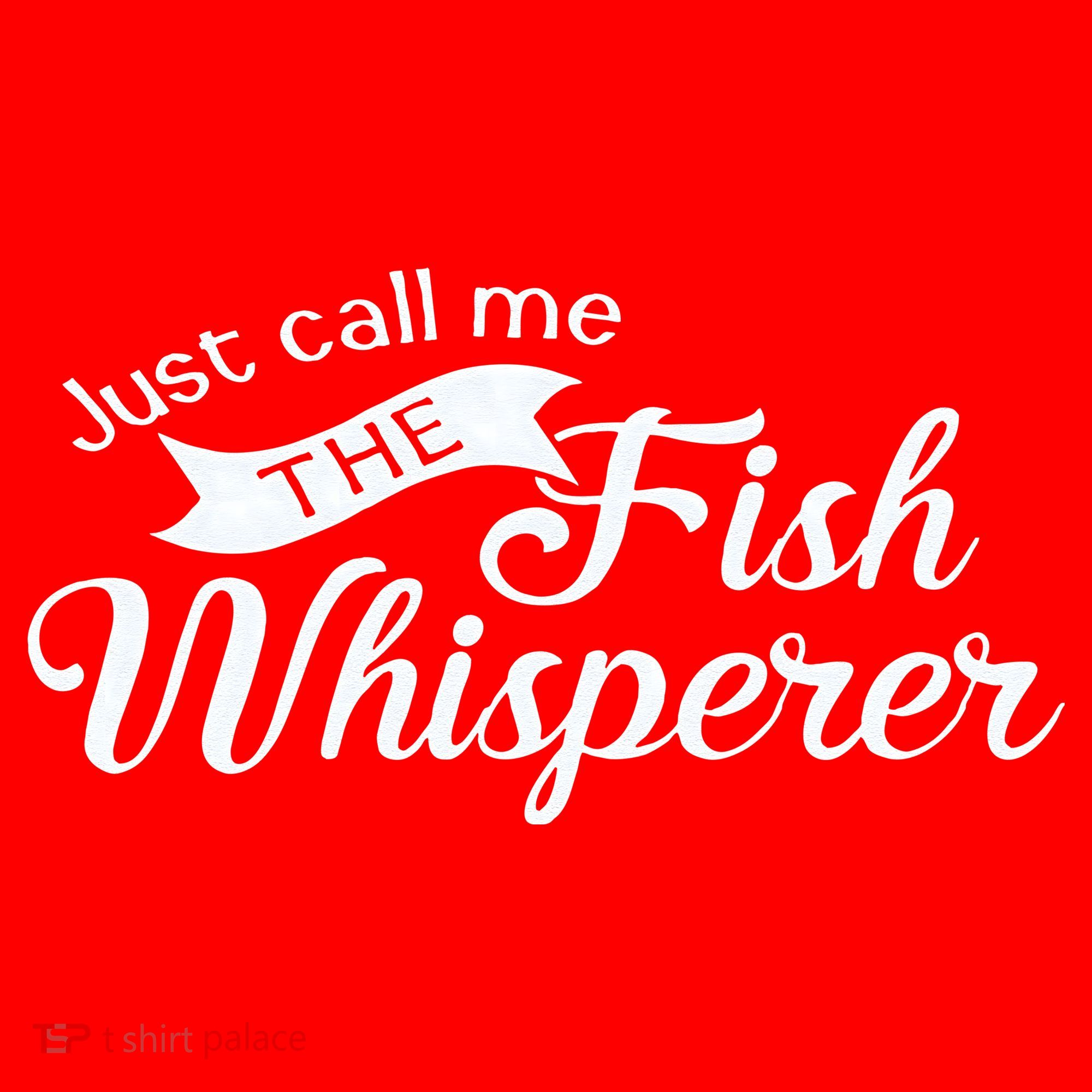 Just Call Me The Fish Whisperer Funny Fishing Santa Hat