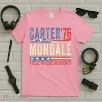 Jimmy Carter Mondale 76 A Legacy Of Peace & Humanity T-Shirt thumb 5