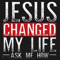 Jesus Changed My Life Ask Me How Christian Christians Women's Hoodie thumb 2