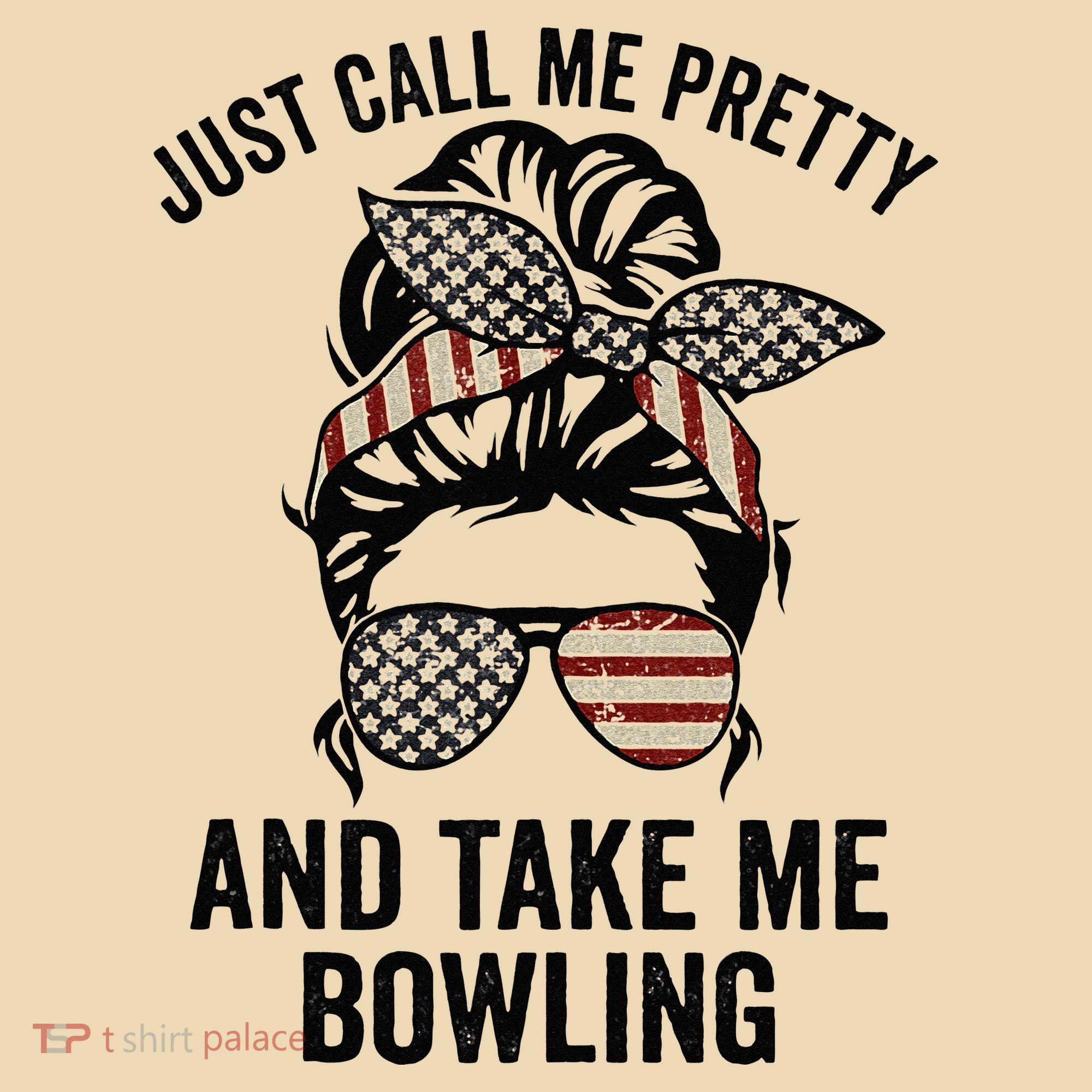 Just Call Me Pretty And Take Me Bowling Funny Mom Bowler Tote Bag