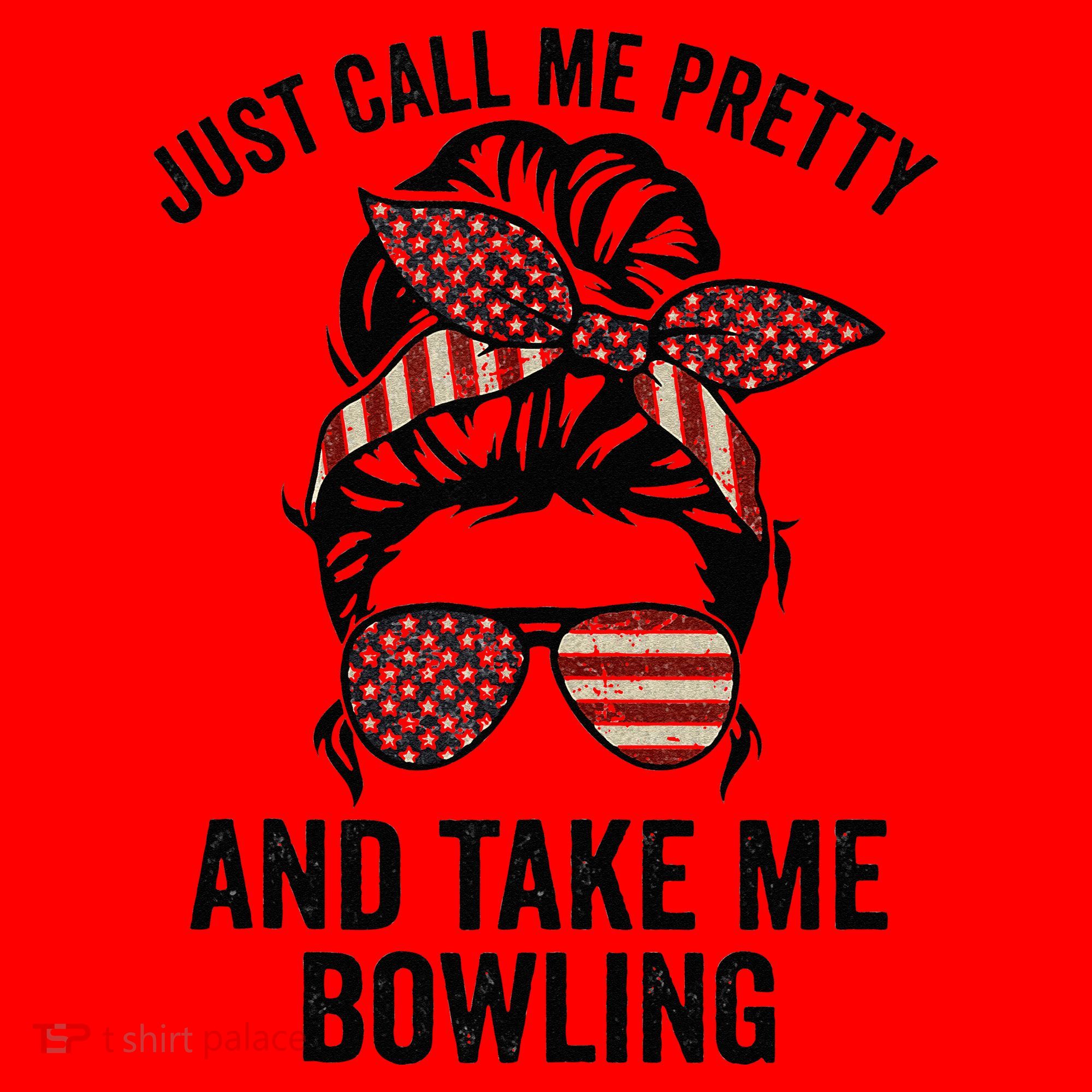 Just Call Me Pretty And Take Me Bowling Funny Mom Bowler Santa Hat