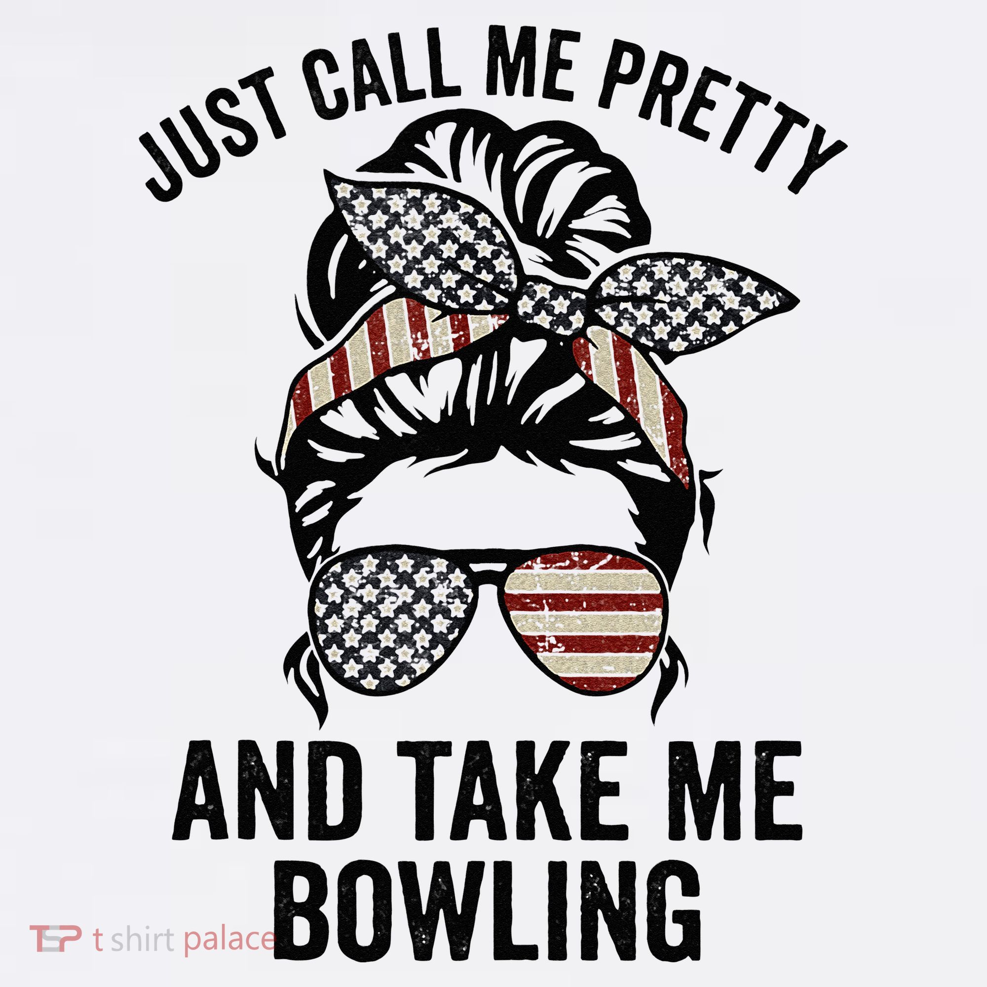 Just Call Me Pretty And Take Me Bowling Funny Mom Bowler Women's Hoodie