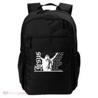 Jesus Christ My God King Lord Savior Strength Prayer Backpack thumb 0