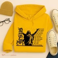 Jesus Christ My God King Lord Savior Strength Prayer Hoodie thumb 4