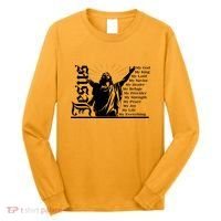 Jesus Christ My God King Lord Savior Strength Prayer Long Sleeve Shirt thumb 0
