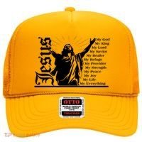 Jesus Christ My God King Lord Savior Strength Prayer Hat thumb 0