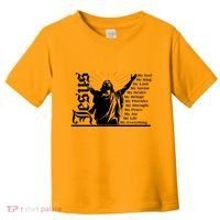 Jesus Christ My God King Lord Savior Strength Prayer Toddler T-Shirt thumb 0
