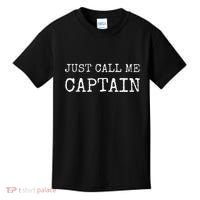 Just Call Me Captain Funny Pilo Kids T-Shirt thumb 0