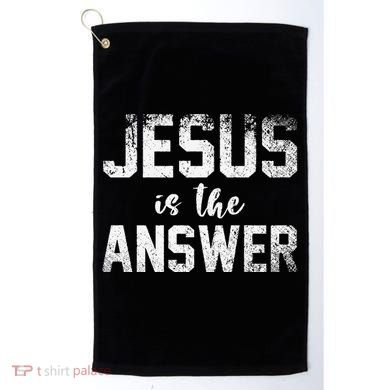 Jesus Changed My Life Ask Me How Jesus 1 Golf Towel